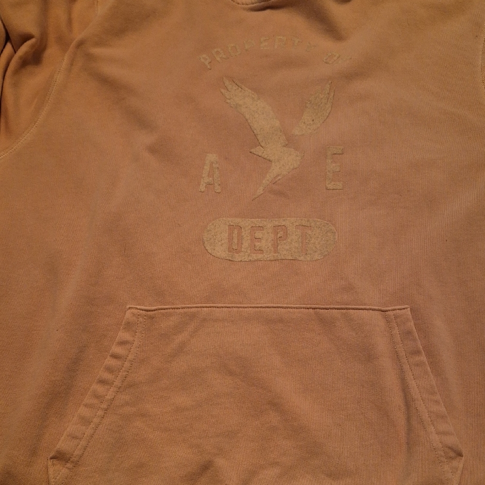 American Eagle Outfitters Super Soft Light Pink Label Hoodie Mens XL